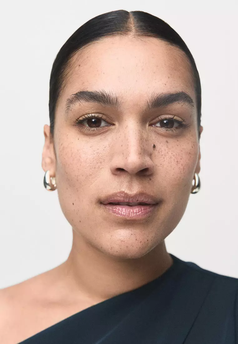 A-Line Dress With Asymmetrical Neckline