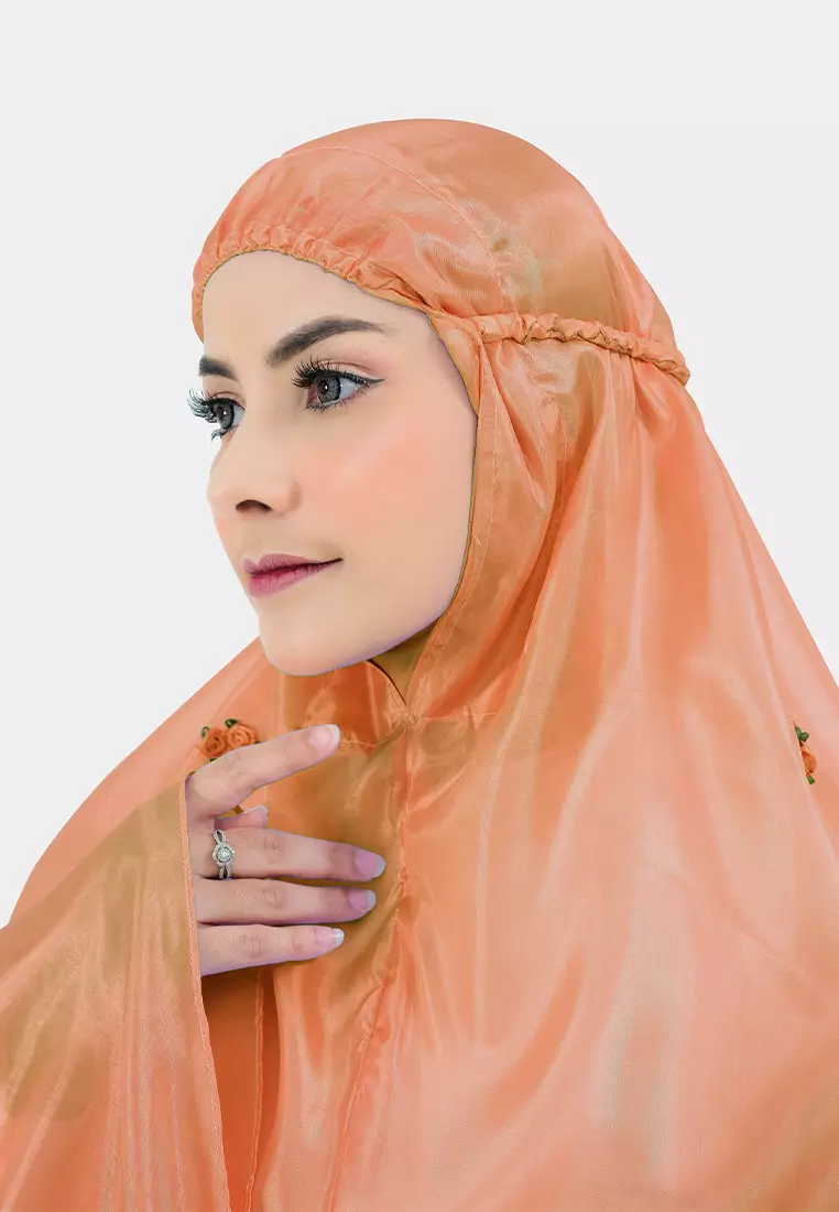 Cotton Bee - Mukena Traveling Syamma Sulam Pouch Mika Prayer Set