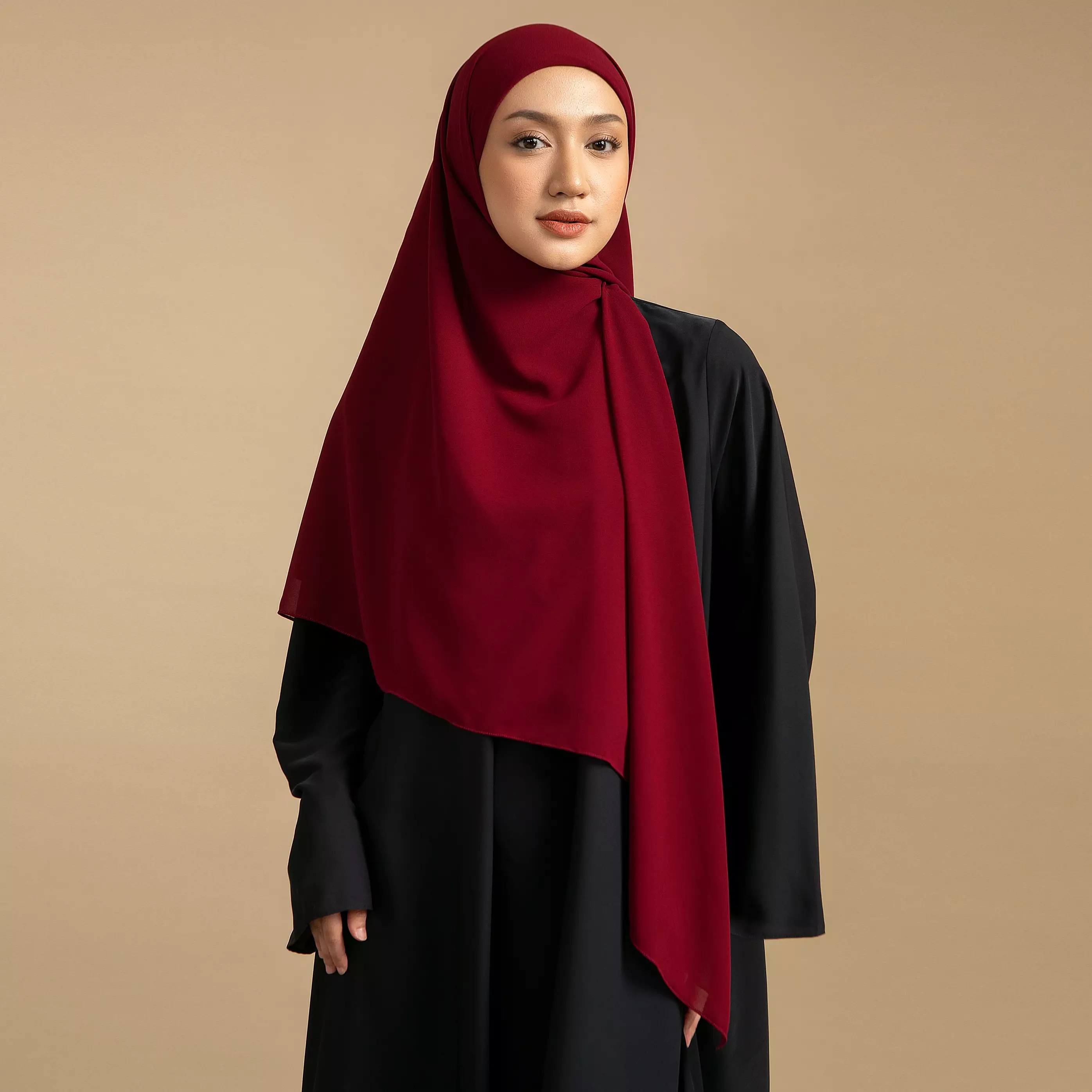 Bawal Inner Square Syari Maroon