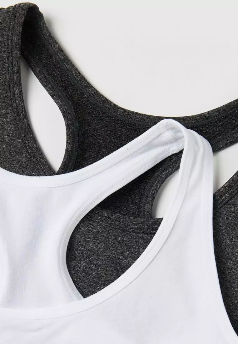 Buy Max Fashion Max Fashions Set of 2 Racerback Seamless Sports Bra