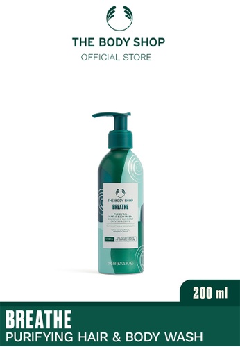 THE BODY SHOP Breathe Purifying Hair And Body Wash 200ml | ZALORA  Philippines