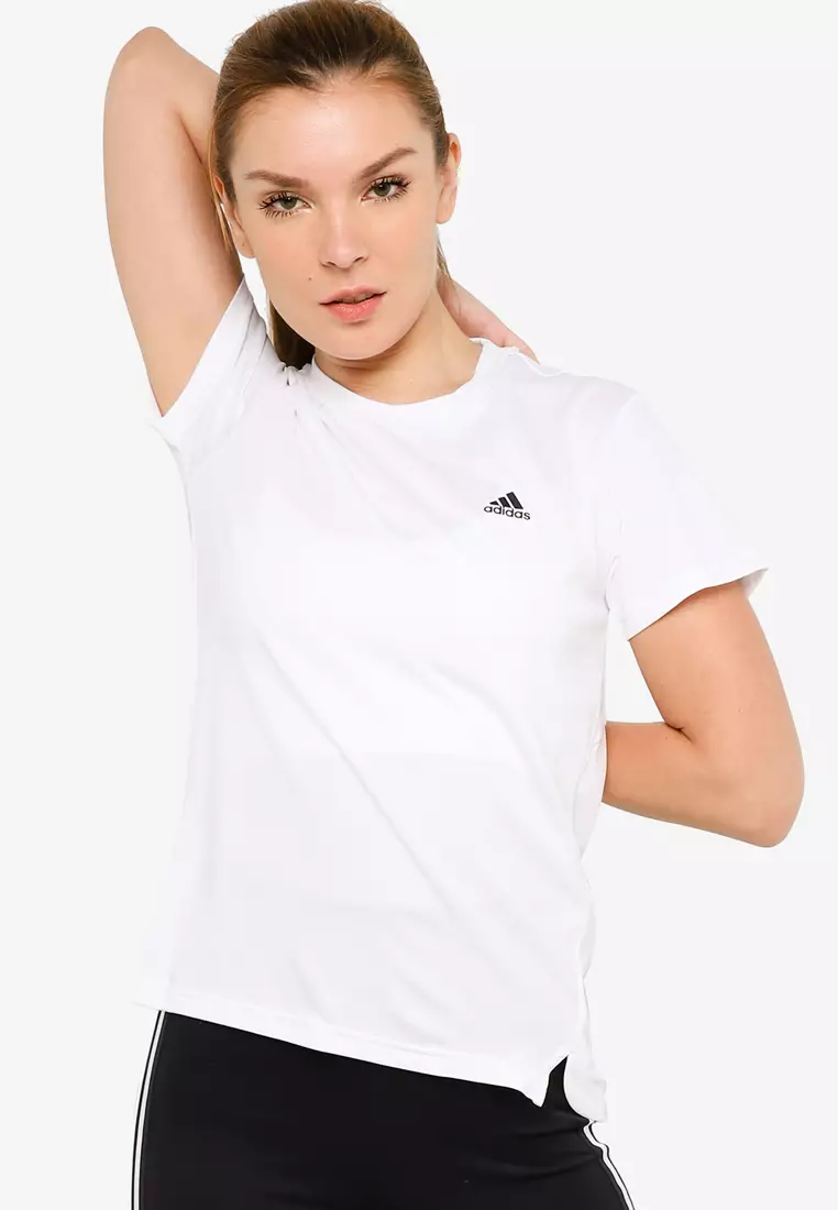 Buy ADIDAS aeroready designed 2 move 3 stripes sport tee 2024