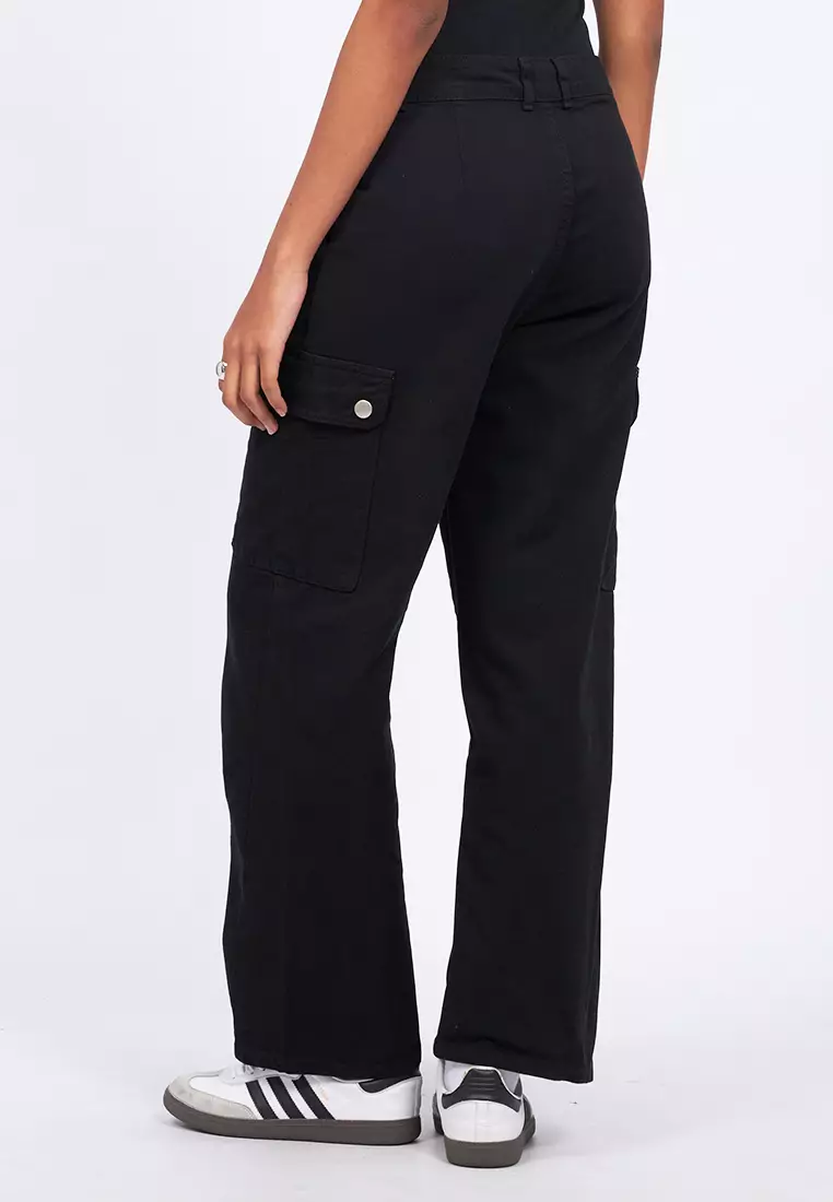Denim Pants with Cargo Pocket