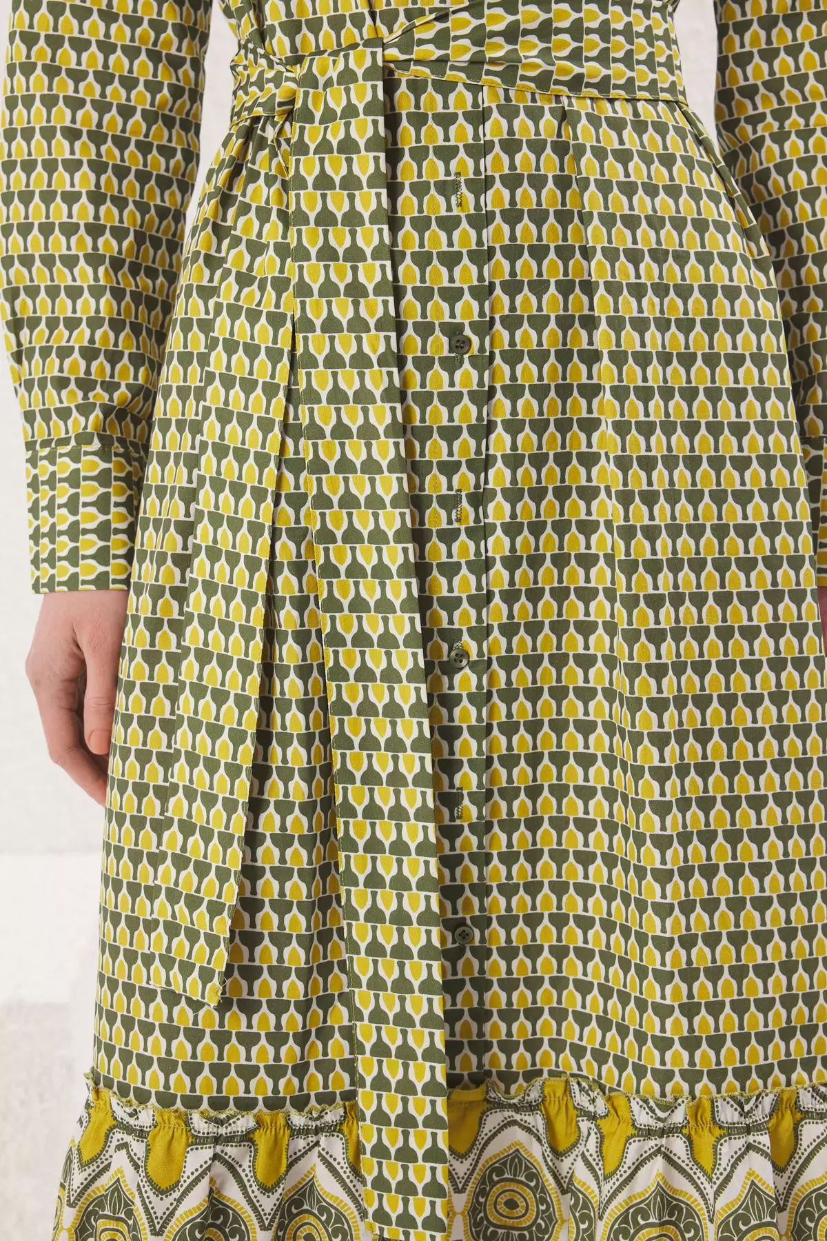 Patterned Woven Dress