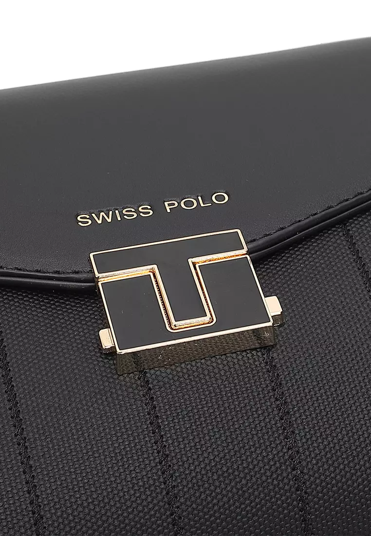 Women's Top Handle Bag / Sling Bag / Crossbody Bag - Black