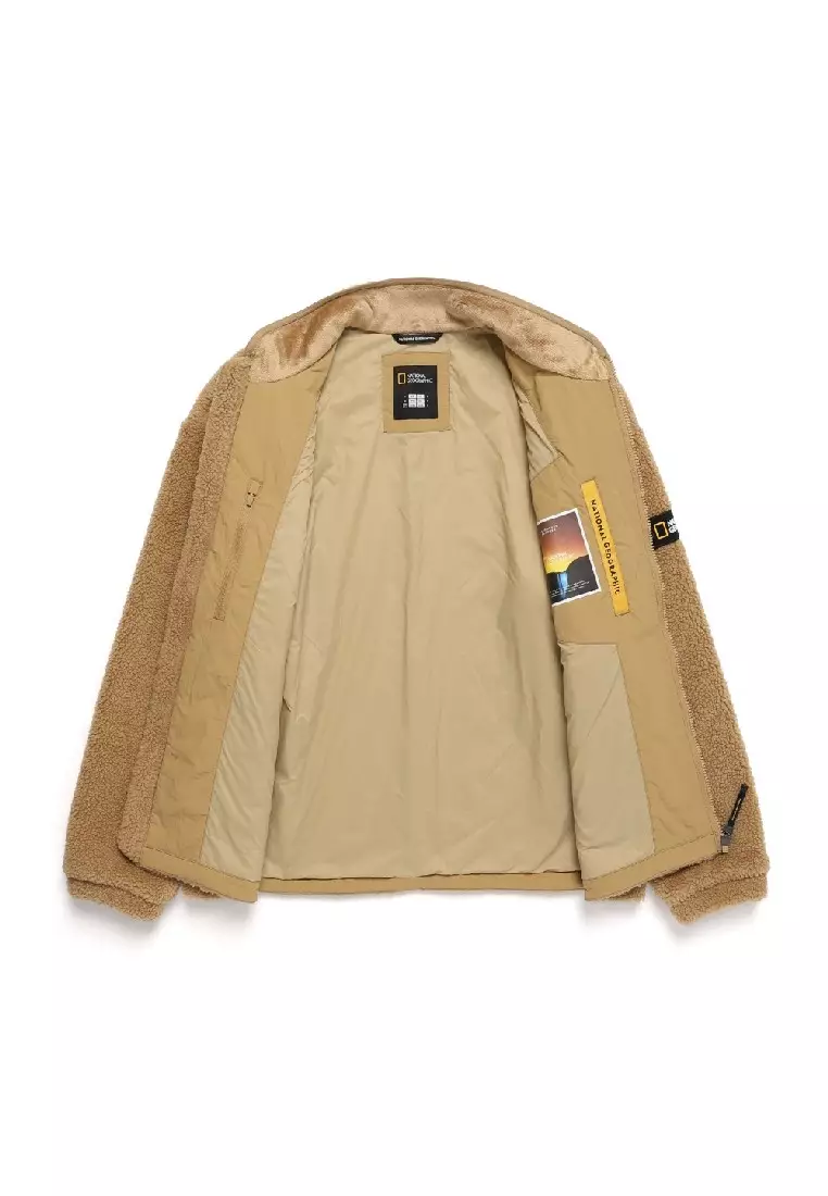 男女同款高領抓毛絨外套