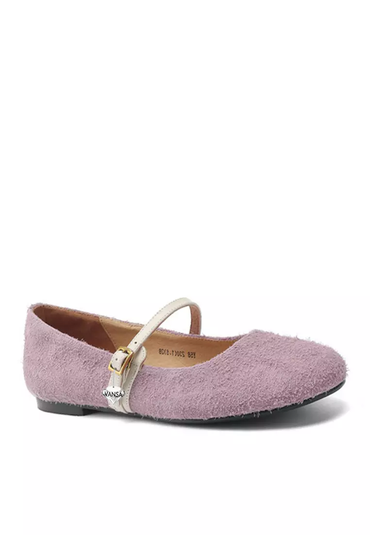 Discount on Twenty Eight Shoes  shoes - SKU: VANSA Cowsuede Mary Jane Flats VSW-F-6918
