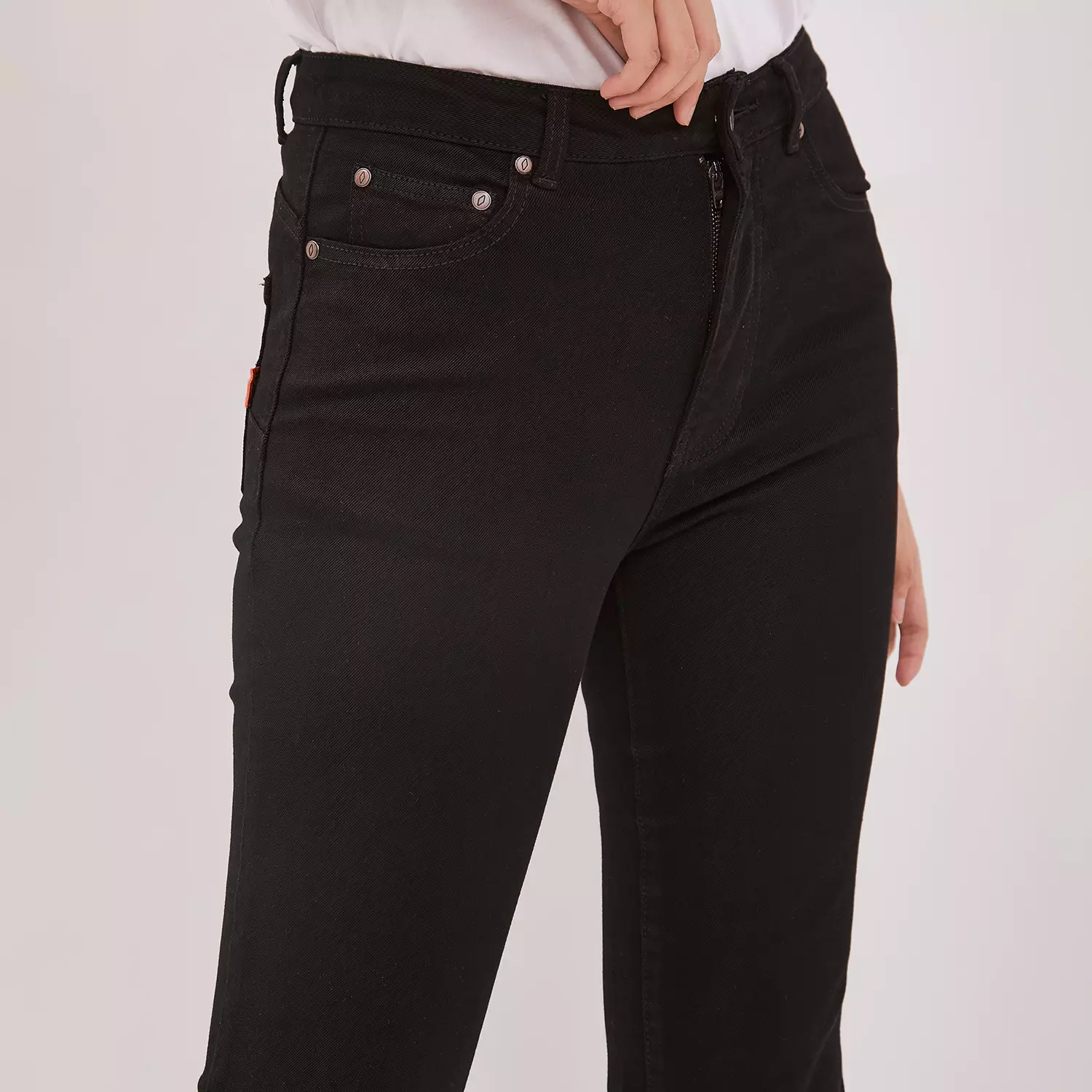 DUST Celana Vintage Cutbray Jeans Dista Black (D.3831)