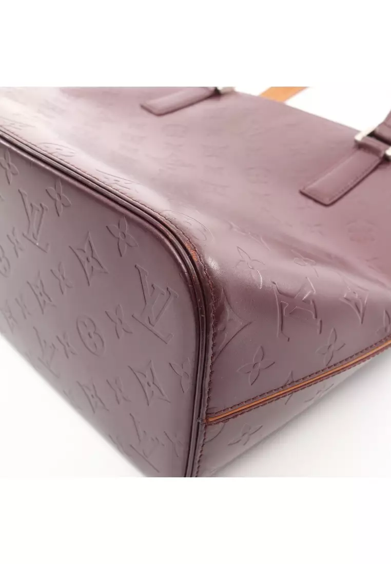 Louis Vuitton Purple Monogram Mat Stockton Bag, Luxury, Bags & Wallets on  Carousell