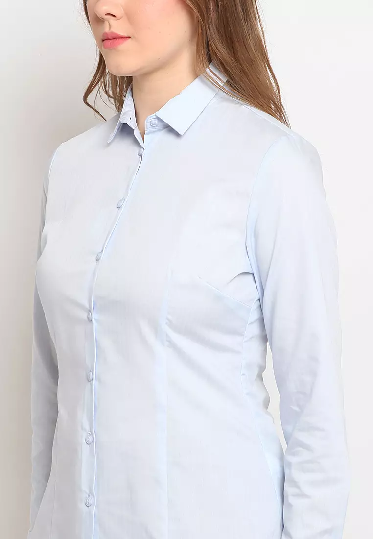 Basic Slim Fit Long Sleeve Shirt