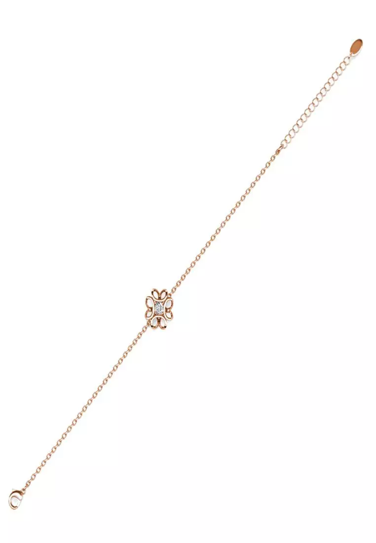 Daffodil Bracelet RG April - Gelang Crystal Swarovski by Her Jewellery