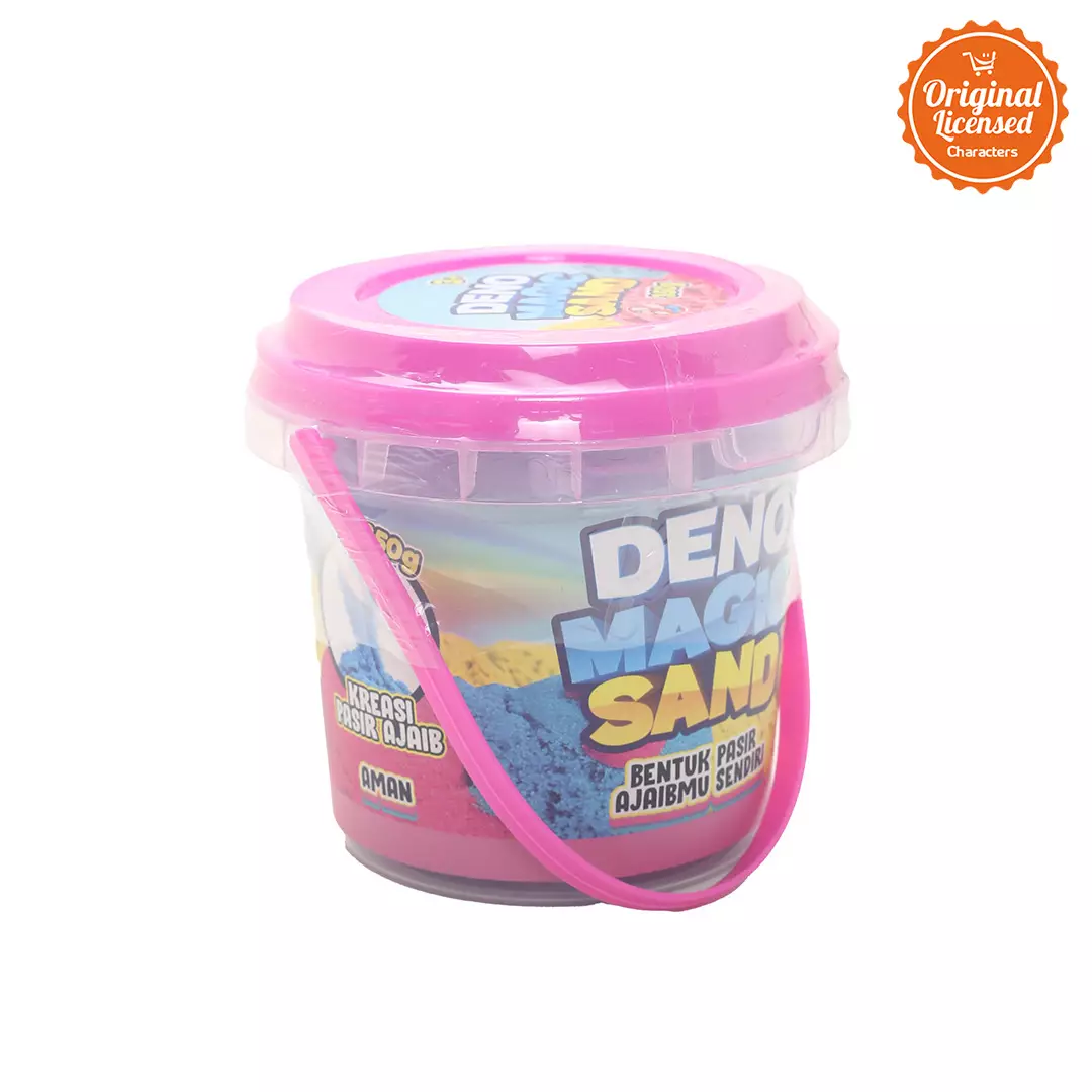 Mainan Anak Deno Magic Sand (Bucket) Pink