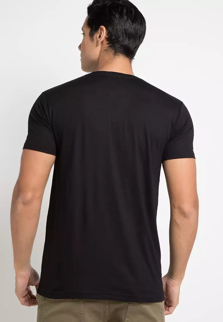 NT232F anti kusut nade jpn wh box T-shirt Hitam