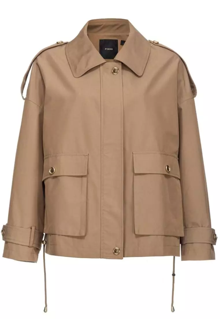 Buy Pinko Gabardine parka 2025 Online | ZALORA