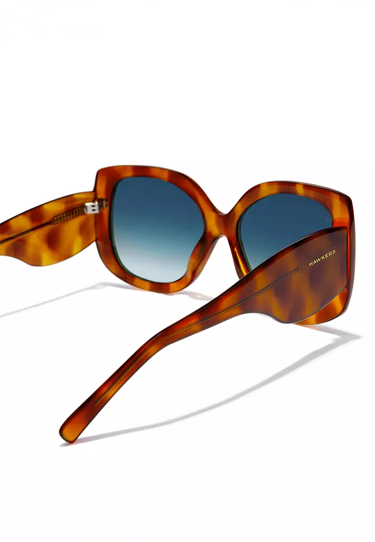 Fervor - Sand Havana Blue Sunglasses for Men and Women, Unisex. Official Product Designed in Spain