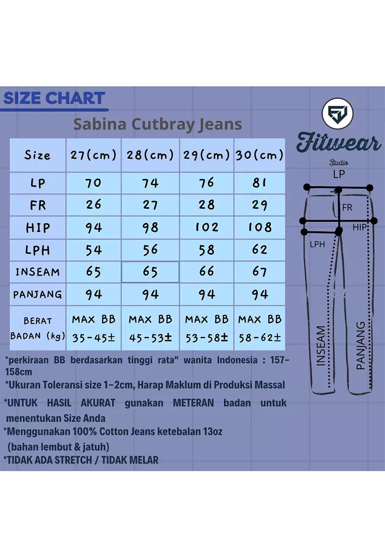 Fitwear Studio - Cutbray Jeans Sabina Basic - LIGHT BLUE