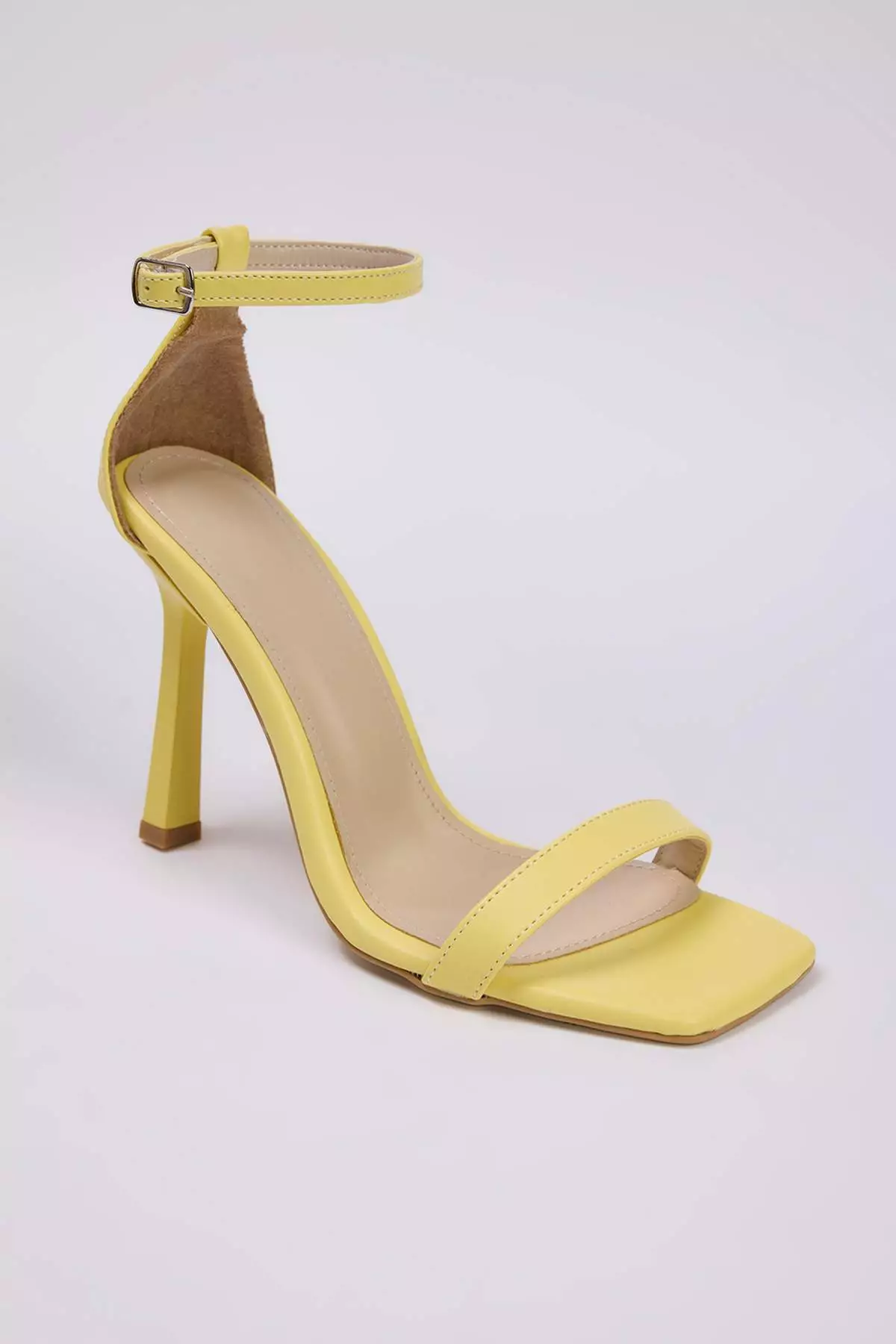 Yellow Shoes Ladies Yellow Heels Yellow Ankle Strap Heel (3026837