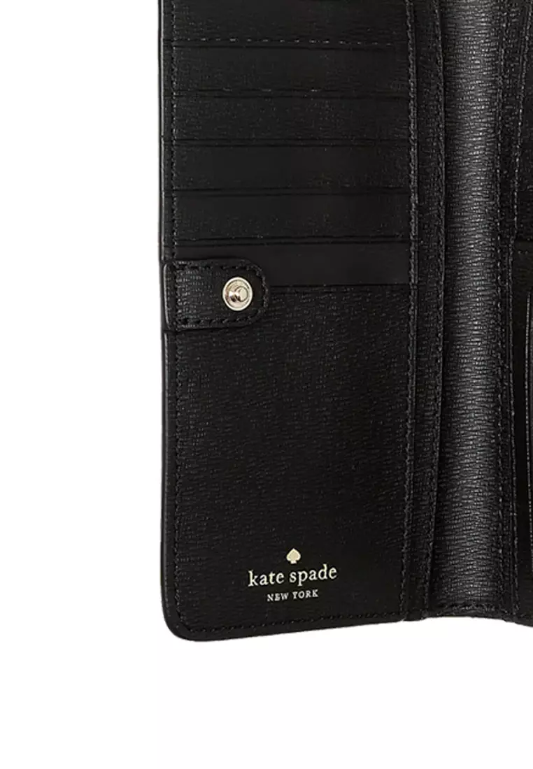 Buy Kate Spade Kate Spade Darcy Large Slimfold Wallet Black wlr00545 ...