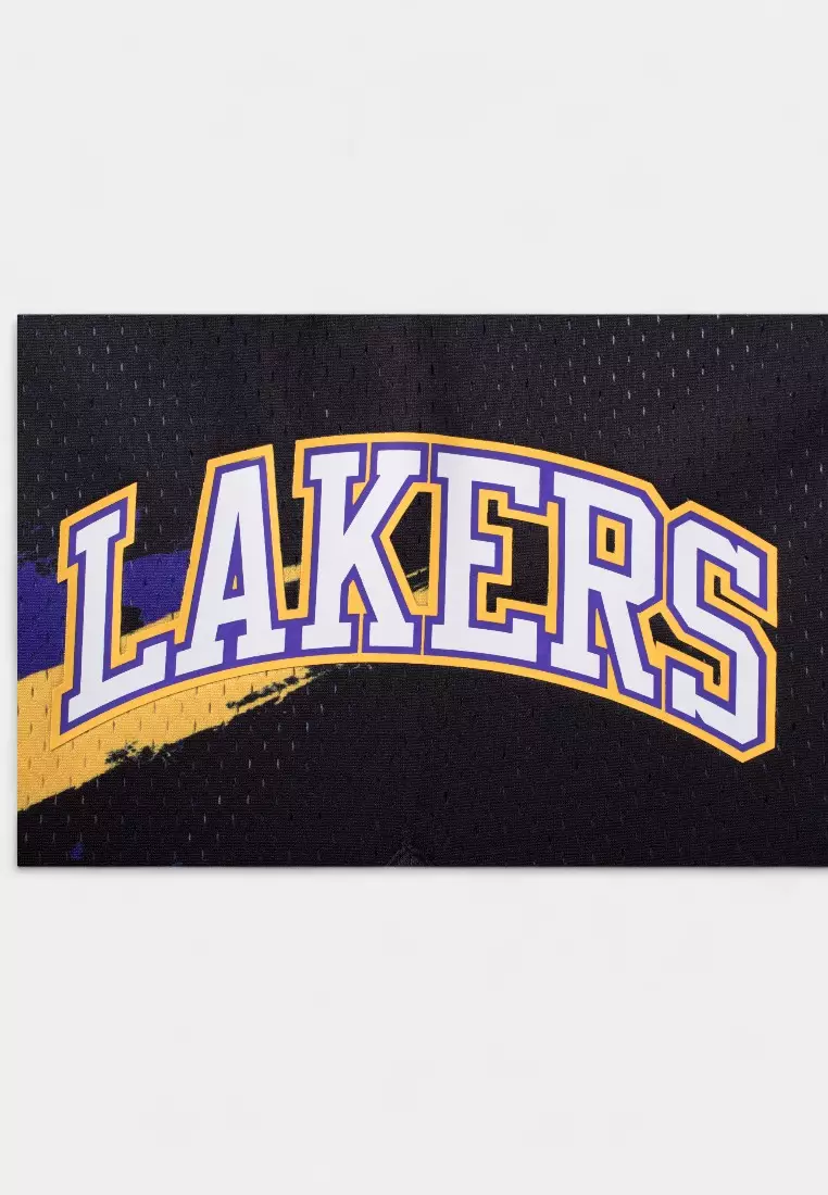 Los Angeles Lakers Basketball Shorts for Men Smear Collection
