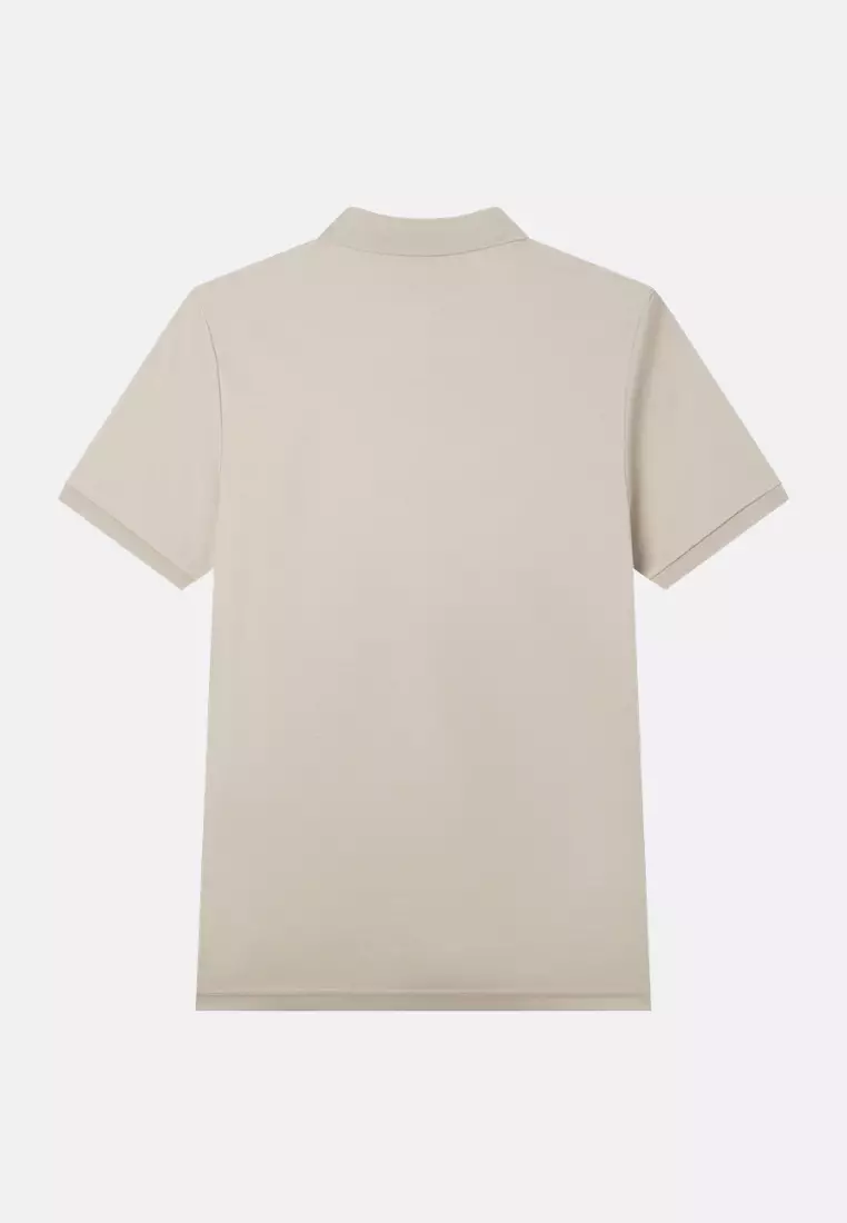 Giordano Men Luxe Touch Regular Fit Mercerized Short-Sleeve Polo Shirt