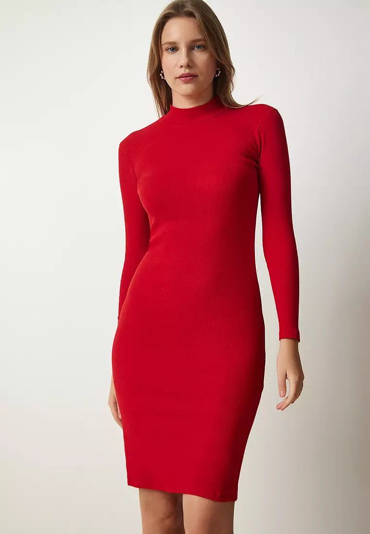 Buy Happiness Istanbul Long Sleeve Bodycon Dress 2026 Online | ZALORA