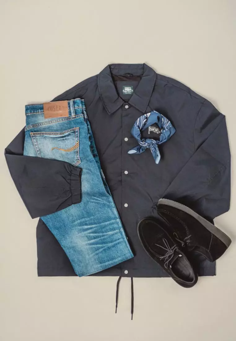 Used 1968 - Windbreaker Jacket Casual Waterproof Regular Fit Black