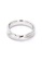 Vedantti white Vedantti 18K Mobius Slim Ring in White Gold A3178AC2546AA3GS_2