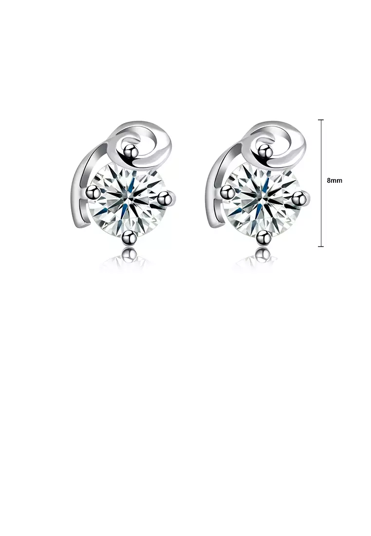 Cheap sterling silver earrings studs sale