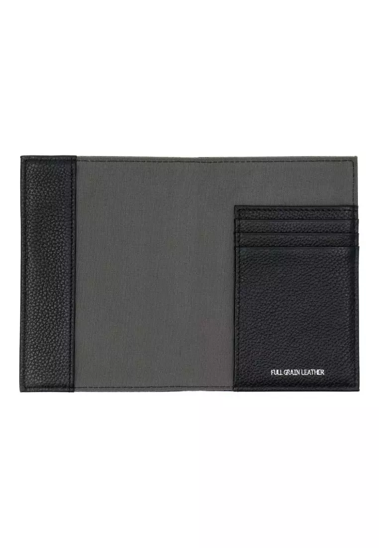 Crossing Milano Passport Holder Rfid - Black