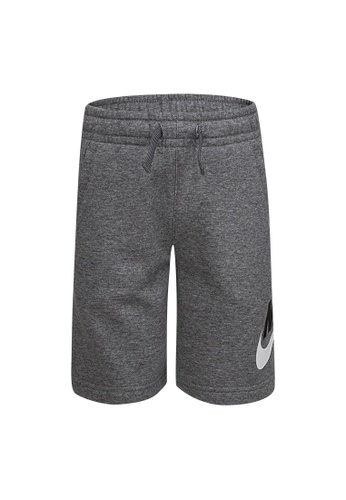 Nike grey Nike Boy's Sportswear Club French Terry Shorts (4 - 7 Years) - Carbon Heather 358DCKAC6A9215GS_1
