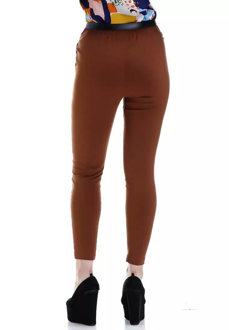 Hazel Celana Chino Wanita Bawahan Kasual Baggy Pants Woman - Milo
