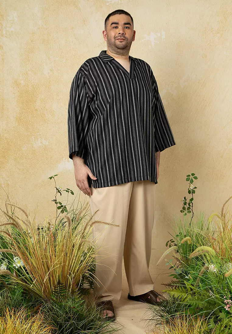 Plus Size Omar Collar Shirt