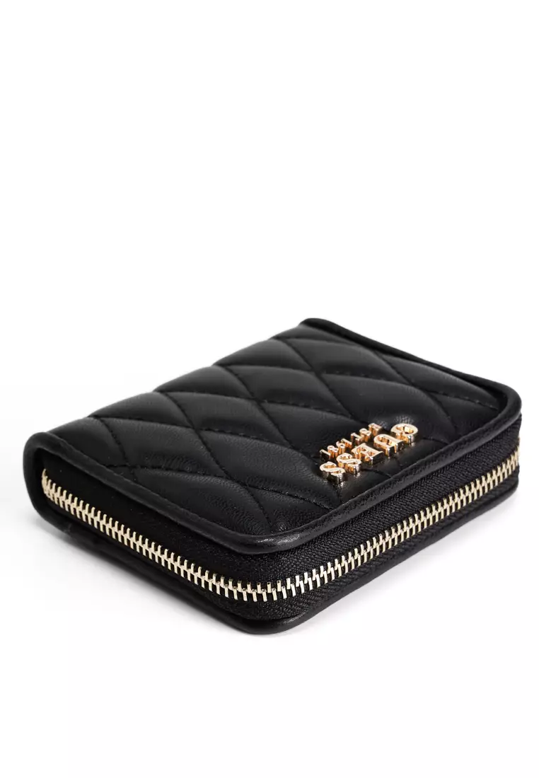 Valla Signature Logo Small Zip Around Wallet