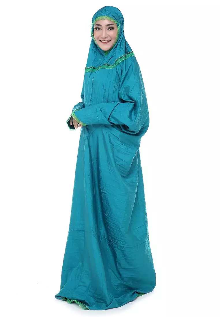 Prayer Mukena Abaya Terusan Parasut Salwa - Tosca