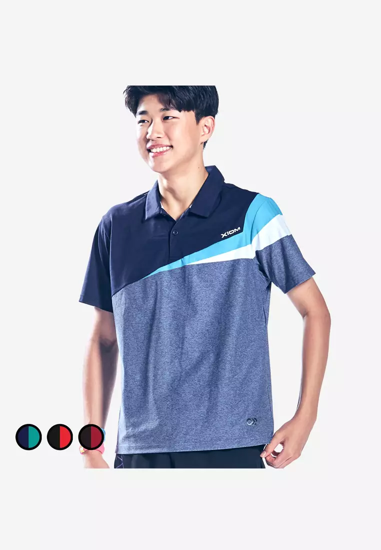 Academia Navy Table Tennis Polo Shirt Sports Polo Shirt
