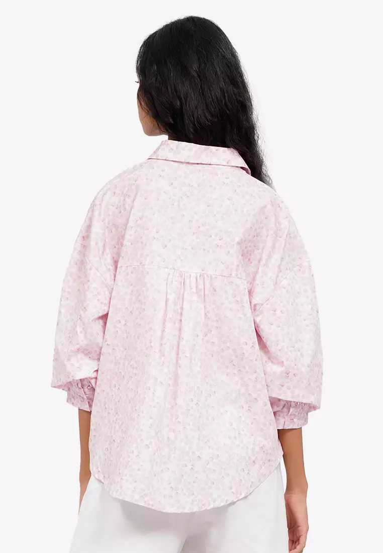 Printed Voluminous Blouse