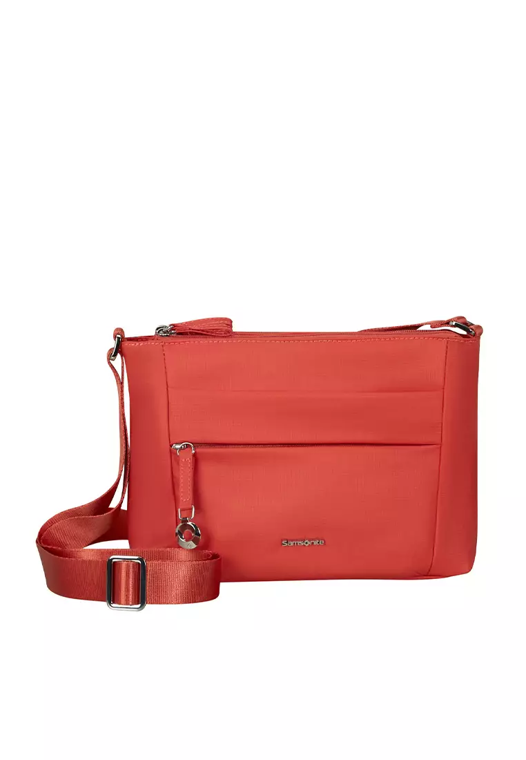 Buy Samsonite MOVE SHOULDER BAG S ZIP CORAL RED Online