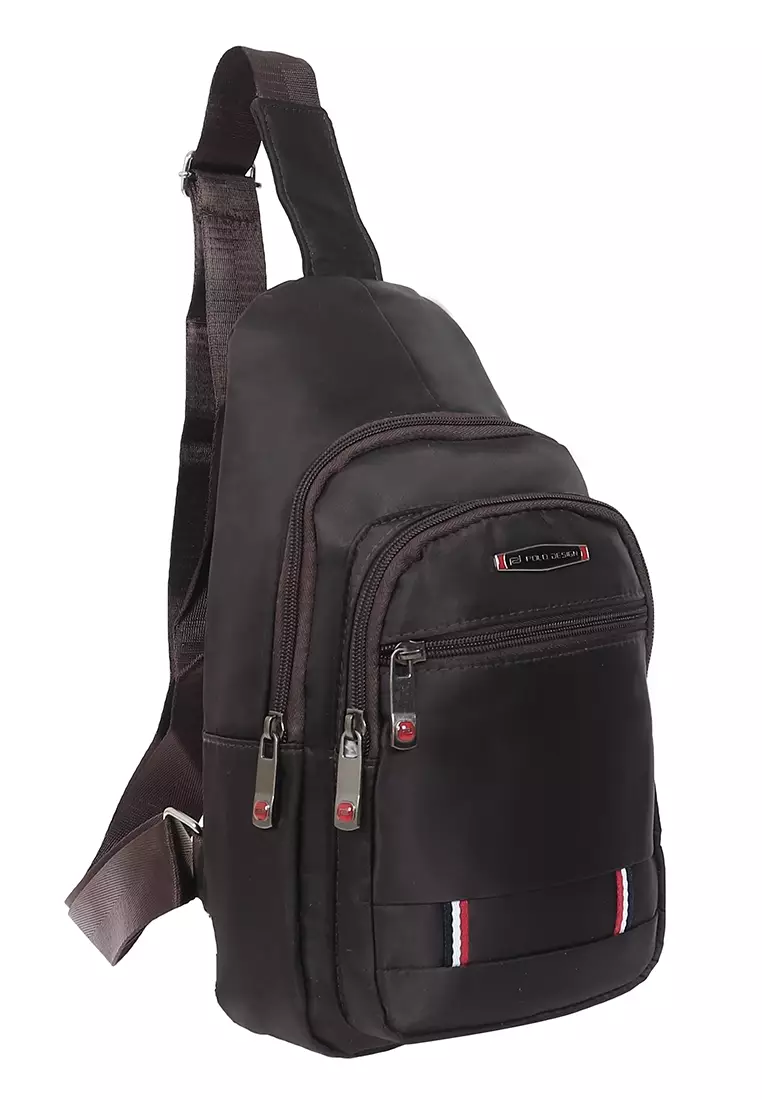 Chest Bag Polo Design US 801-26 Coffee