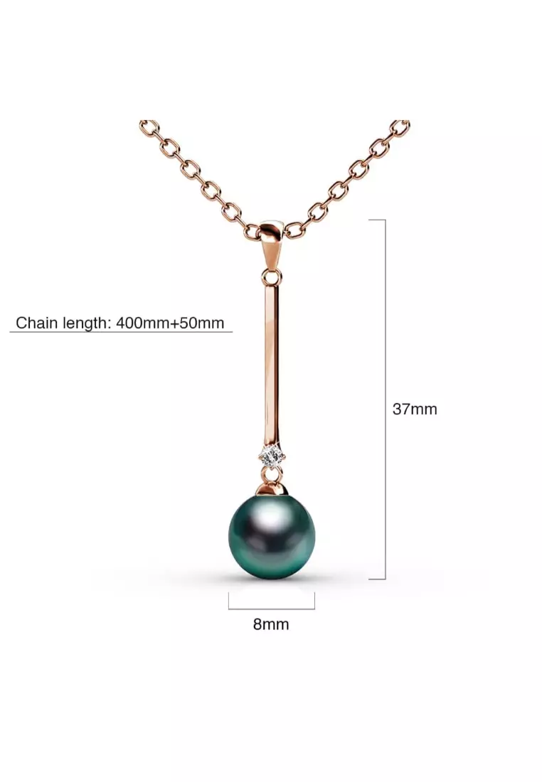Swarovski pearl drop necklace online