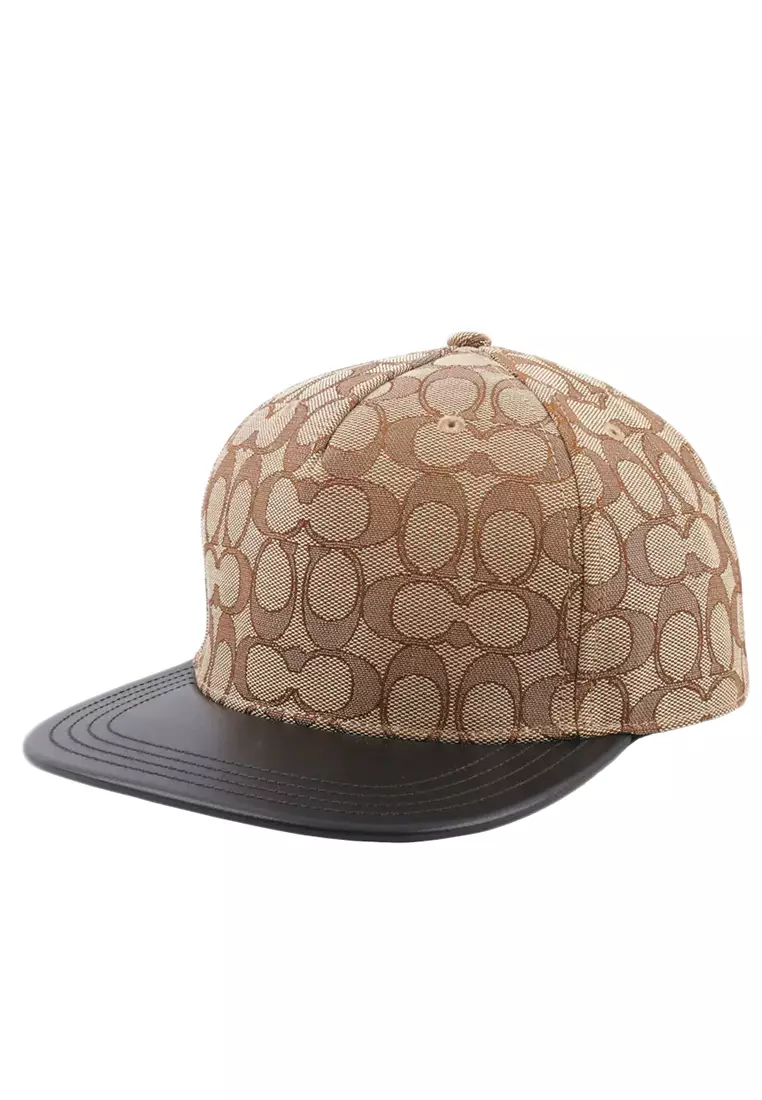 Leather Men's Coach Hats For Sale COACH® Outlet Signature