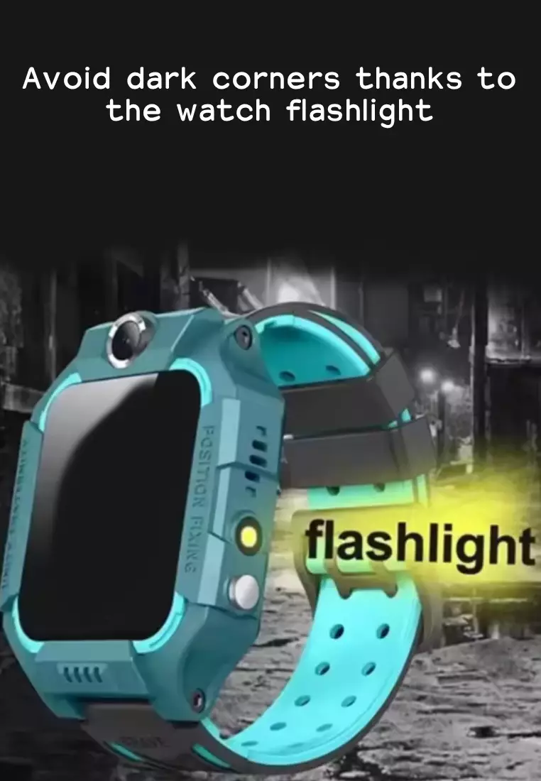 Kids/Teenagers Smartwatch + Wireless Earphones - Sim Card Calls - GPS Location Tracking - SOS Button - Camera - IOS / Android - IP67 Waterproof