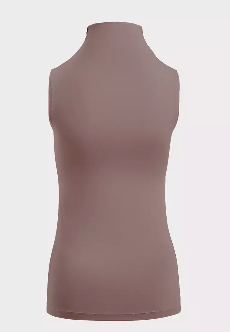 High Neck Sleeveless Top 002
