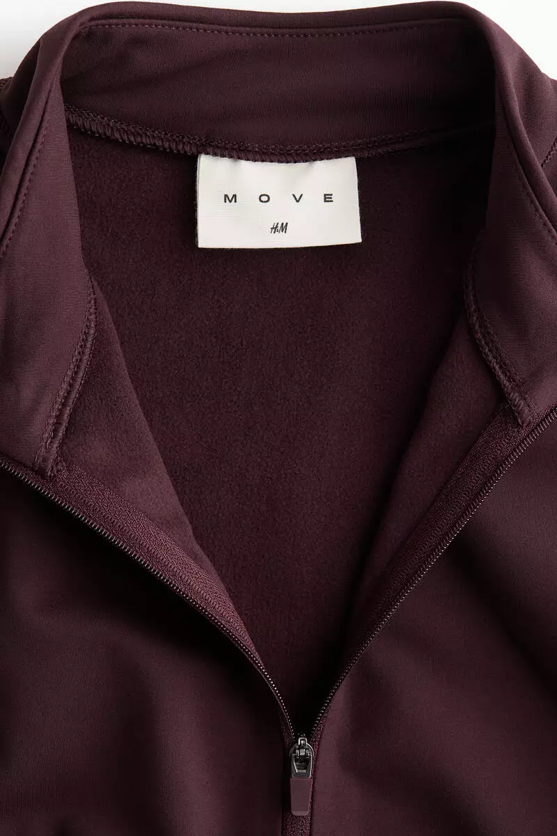 Sports fleece jacket with SoftMove™