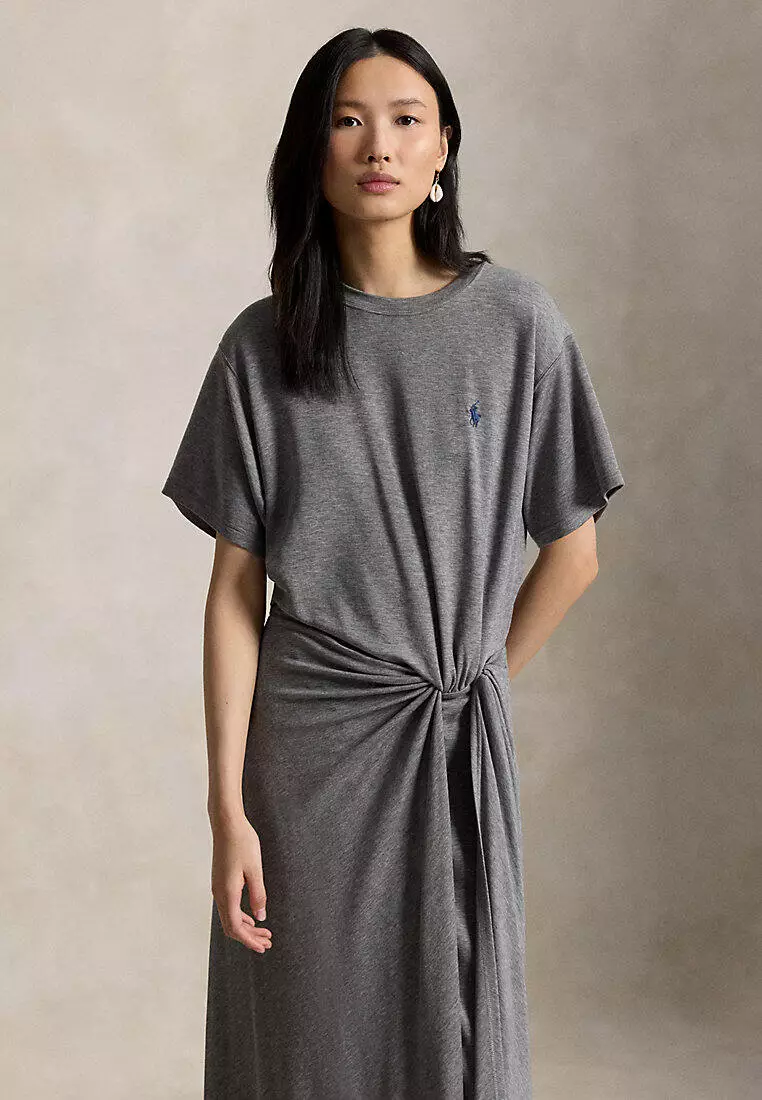 Twist-Detail Tee Dress