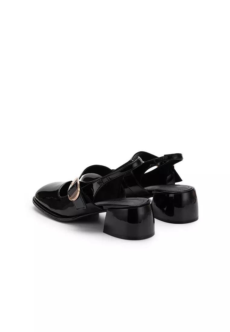 MARY JANE SLINGBACK CHUNKY HEEL