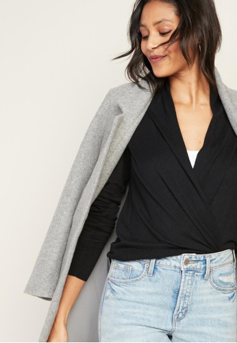 Shop Old Navy Short Shawl Collar Open Front Sweater For Women Online On Zalora Philippines