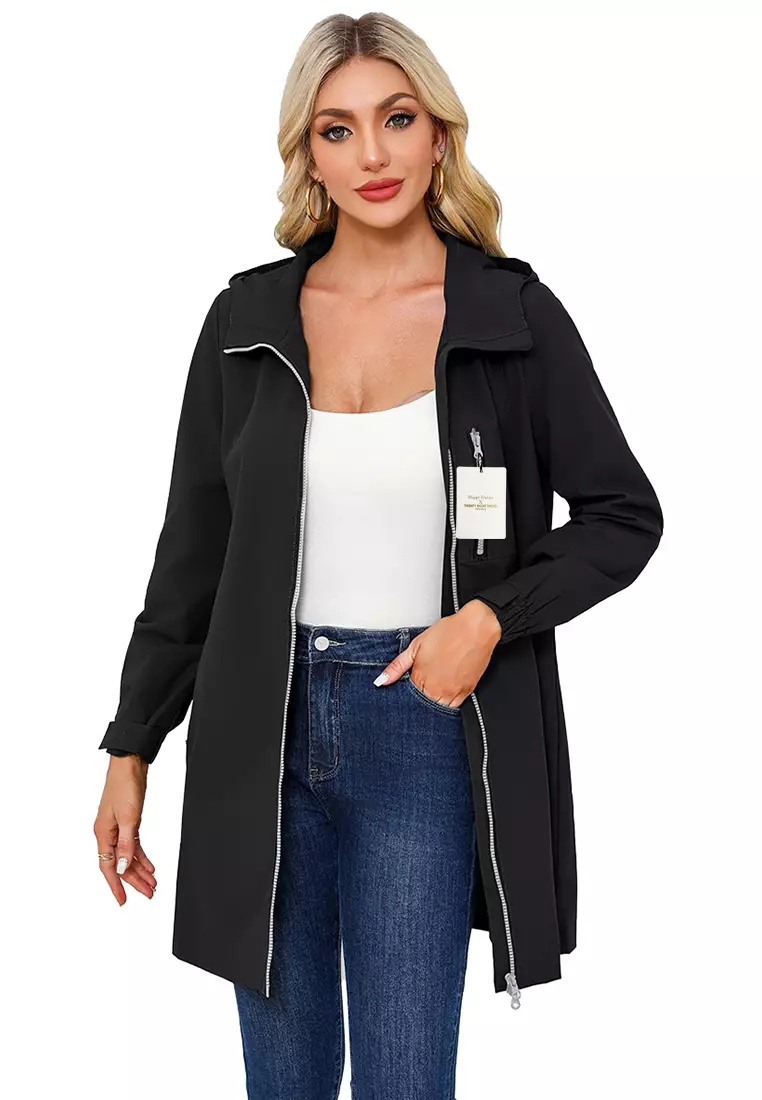 Outdoor Water-resistant Hooded Windbreaker AD-M24WB33