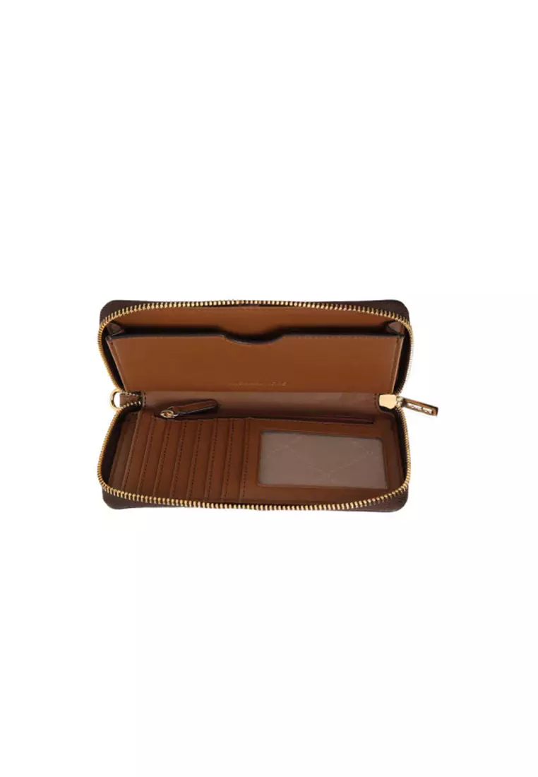 Buy MICHAEL KORS Women's Jet Set Signature Logo Smartphone Wristlet in ...
