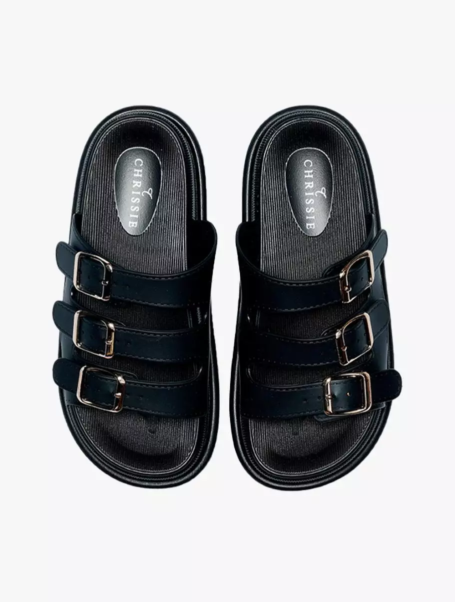Payless Chrissie Womens Nyles Jelly Sandals - Black_05