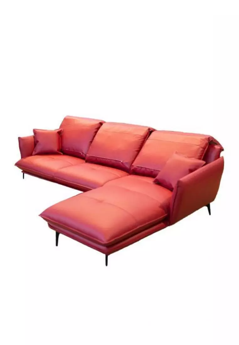 Furniture choice store leather corner sofa